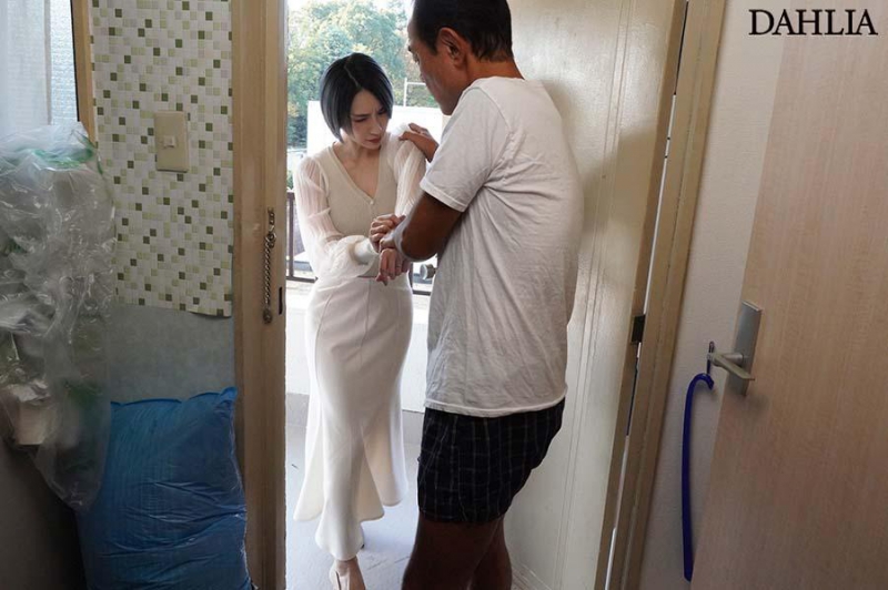 DLDSS-280 screenshot 1 Hibari Hibari, a beautiful wife who was made into a sloppy and sensitive premature ejaculator by the invincible monster uncle living in the garbage room next door who tortured her with sticky nipples