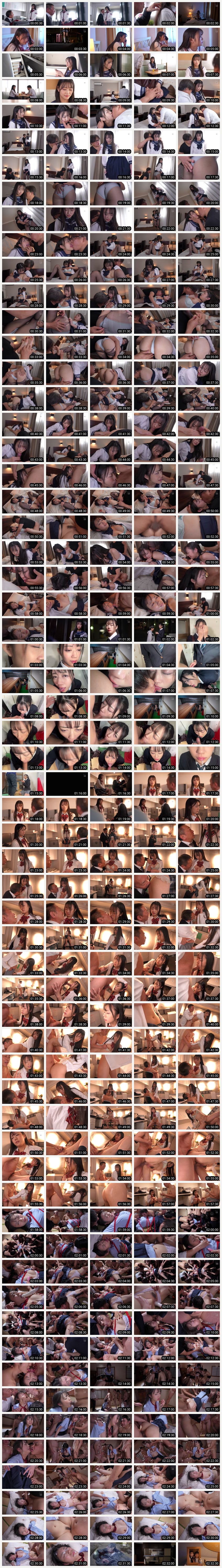 SONE-833 storyboard screenshot A tall, poor schoolgirl is surrounded by small men and devoured, selling her body.